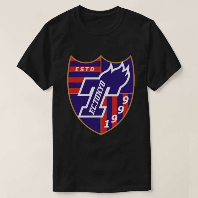 FC Tokyo CrestLogo Essential T - Shirt (Design vorne)