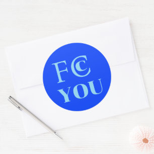 FCC YOU Aufkleber