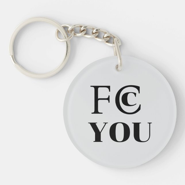 FCC YOU Keychain Schlüsselanhänger (Vorderseite)