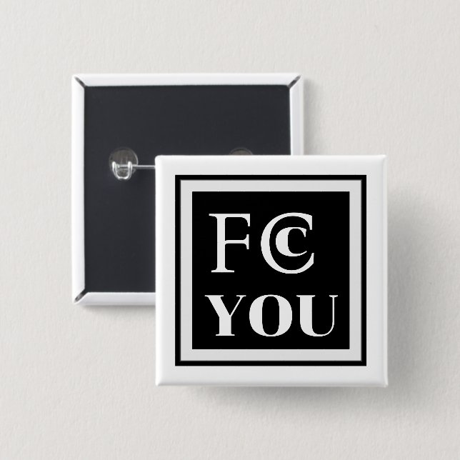 FCC YOU Kühlschrankknopf Button (Vorne & Hinten)