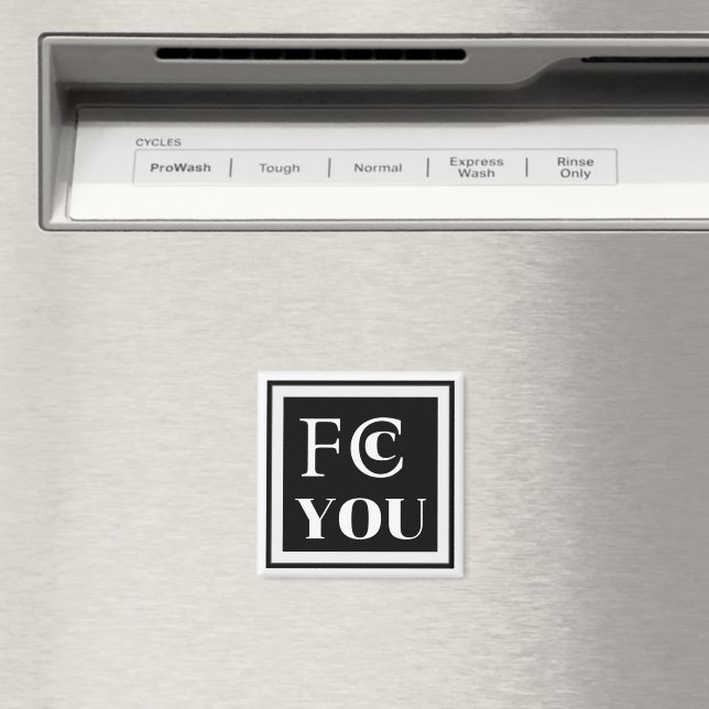 FCC YOU Kühlschrankmagnet Magnet (In Situ (Geschirrspüler))
