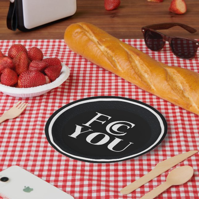 FCC YOU Pappteller (Picknick)