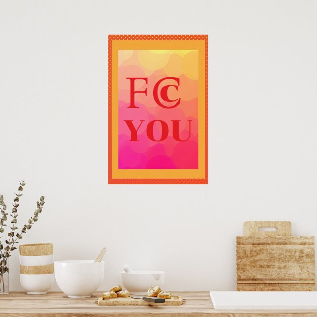 FCC YOU Poster (Küche)