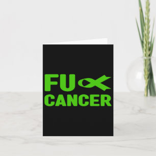 Fck Cancer - Fck Bile Duct Cancer Awareness 3 Karte