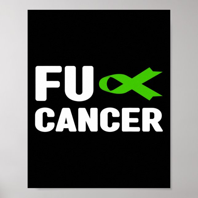 Fck Cancer - Fck Bile Duct Cancer Awareness 4 Poster (Vorne)