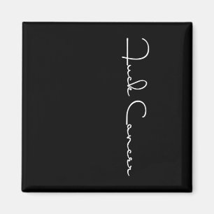 Fck Cancer Hate Cancer Breast Cancer Awareness Magnet