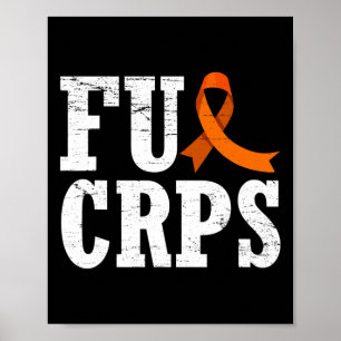 Fck Crps Warrior Support Rsd Crps Bewusstsein Poster