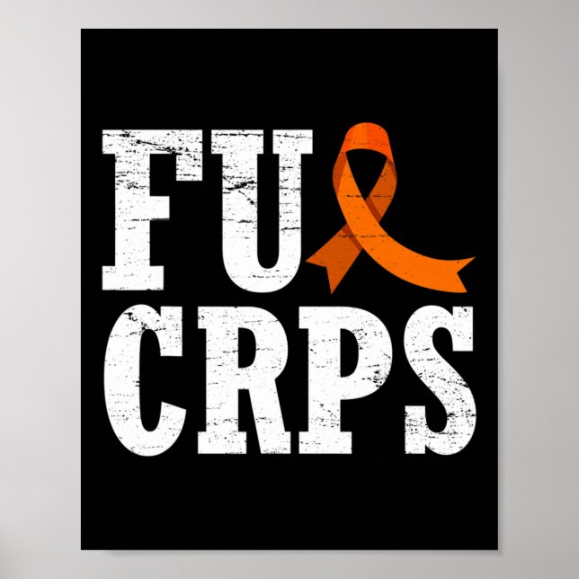 Fck Crps Warrior Support Rsd Crps Bewusstsein Poster (Vorne)