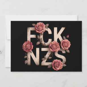 FCK NZS Blumen gegen Rechts Keine Nazis Lgbtq+  Einladung