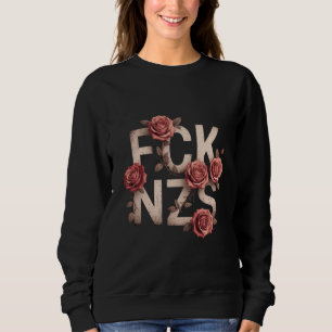 FCK NZS Blumen gegen Rechts Keine Nazis Lgbtq+ Sweatshirt
