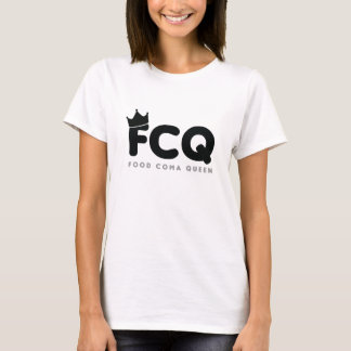 FCQ - Nahrungsmittelkoma-Königin-Logo T-Shirt