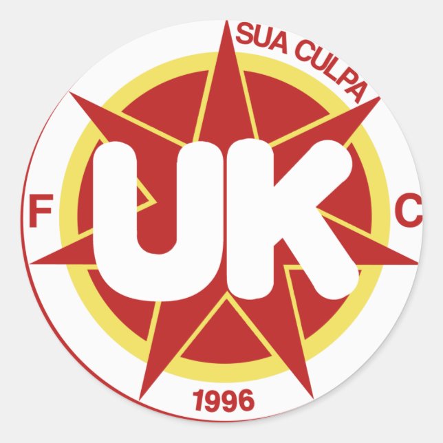 FCRedsticker Runder Aufkleber (Vorderseite)