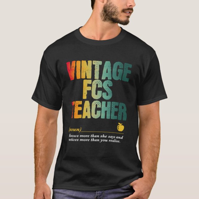 FCS Lehrerbewertungswoche Zurück zur Schule T-Shirt (Vorderseite)