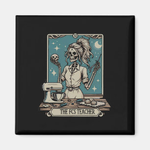 Fcs Teacher Skeleton Halloween Familie und Verbrau Magnet
