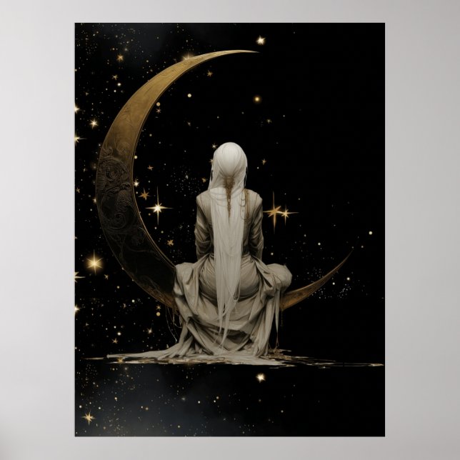 FD2 Enchanted 3 Crescent Moon Goddess Poster (Vorne)