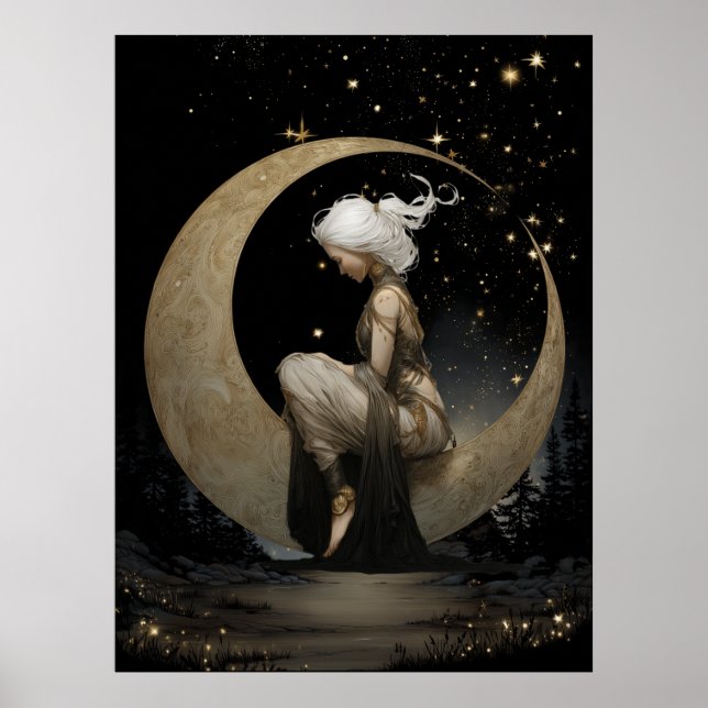 FD2 Enchanted 6 Crescent Moon Goddess Poster (Vorne)