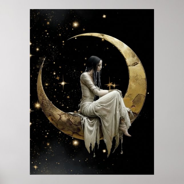 FD2 Enchanted 9 Crescent Moon Goddess Poster (Vorne)