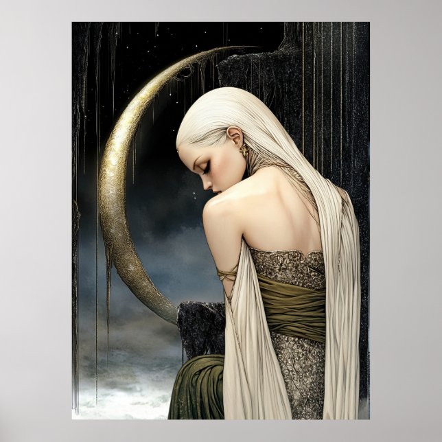 FD2 Enchanted Crescent Moon Goddess 23 Poster (Vorne)