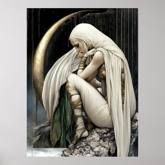 FD2 Enchanted Crescent Moon Goddess 29 Poster (Vorne)