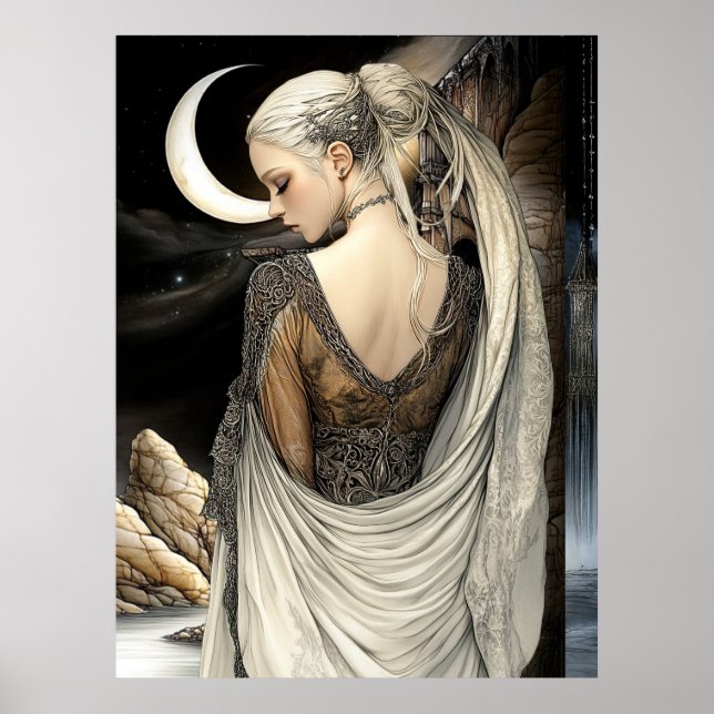 FD2 Enchanted Crescent Moon Goddess 7 Poster (Vorne)