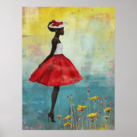 *~* FD2 Fett tropische schwarze Goddesses Hat 23