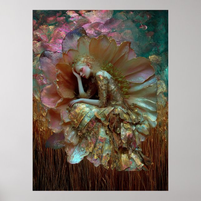 - FD2 Traumhaft Verzaubernde Fantasy-Muse Schiller Poster (Vorne)