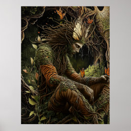 *~* FD3 23 Celestial Earth Guardian Mystical Poster