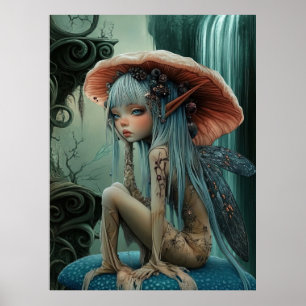 *~* FD3 30 Bezaubernde Forest Nymph Fantasy Poster