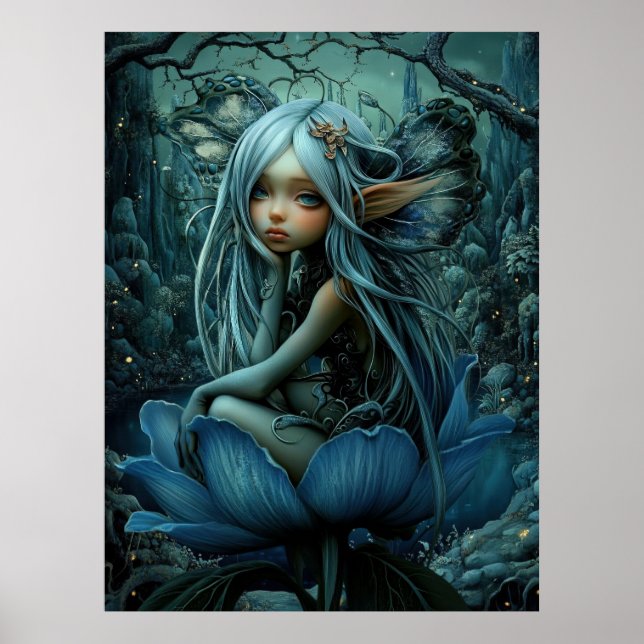 *~* FD3 33 Bezaubernde Forest Nymph Fantasy Poster (Vorne)
