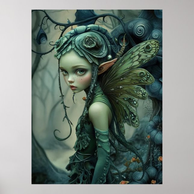 *~* FD3 Forest Nymph Fantasy Art 24 Poster (Vorne)