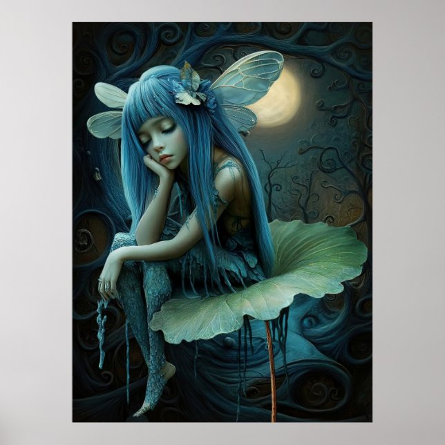 *~* FD3 Forest Nymph Fantasy Art 29 Poster (Vorne)