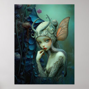 *~* FD3 Forest Nymph Fantasy Art 8 Poster