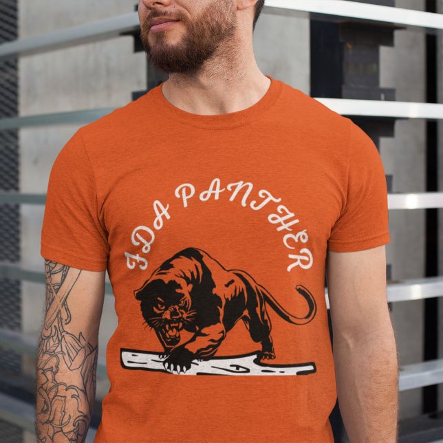 FDA Black Panther Women Men Orange T-Shirt (Von Creator hochgeladen)