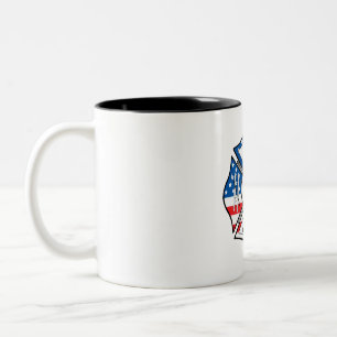FDNY FEUERWEHR Kunst Zweifarbige Tasse