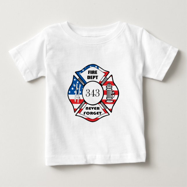 FDNY Fire Department City Of New York Baby T-shirt (Vorderseite)