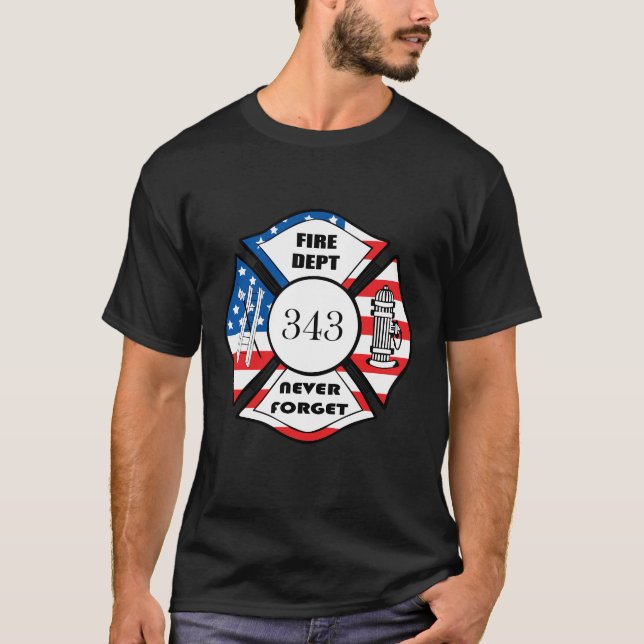 FDNY FIRE DEPT T-Shirt (Vorderseite)