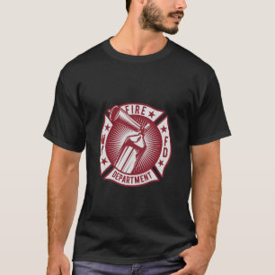 FDNY im Vintage-Stil Feuer T-Shirt