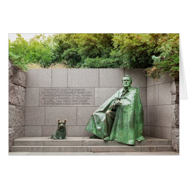 FDR-Gedenkstätte in Washington DC (Vorderseite (Horizontal))