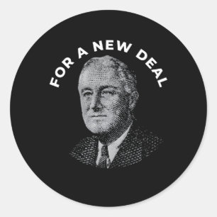 Fdr New Deal Demokrat Franklin Delano Roosevelt Ne Runder Aufkleber