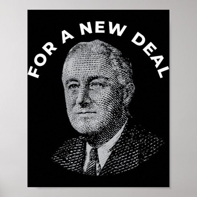 Fdr Präsident Franklin Roosevelt Neu  Poster (Vorne)
