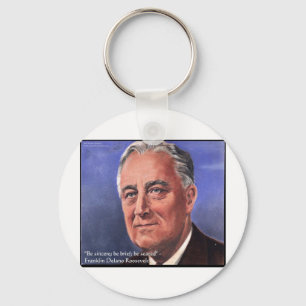 FDR (Roosevelt) "Be Brief" Bietergeschenke Schlüsselanhänger