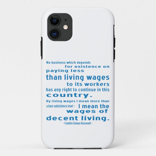 FDR über Löhne Case-Mate iPhone Hülle (Rückseite)