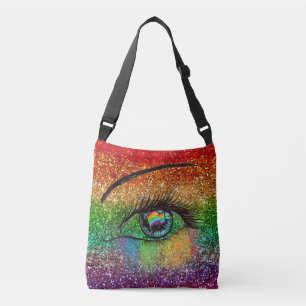 FD's Fabulous Pride Collection- Flag w/Eye 530861 Tragetaschen Mit Langen Trägern