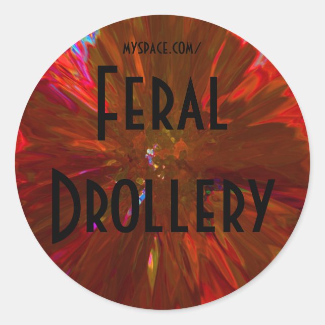 Fdslamanderegg Runder Aufkleber (Vorderseite)