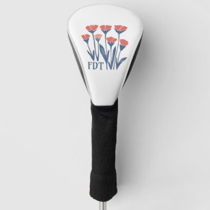 FDT Floral Wreath Subtle Feminine Boho Anti-Trump Golf Headcover