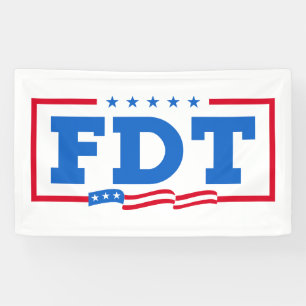 FDT Funny Anti Trump No-Trump Banner