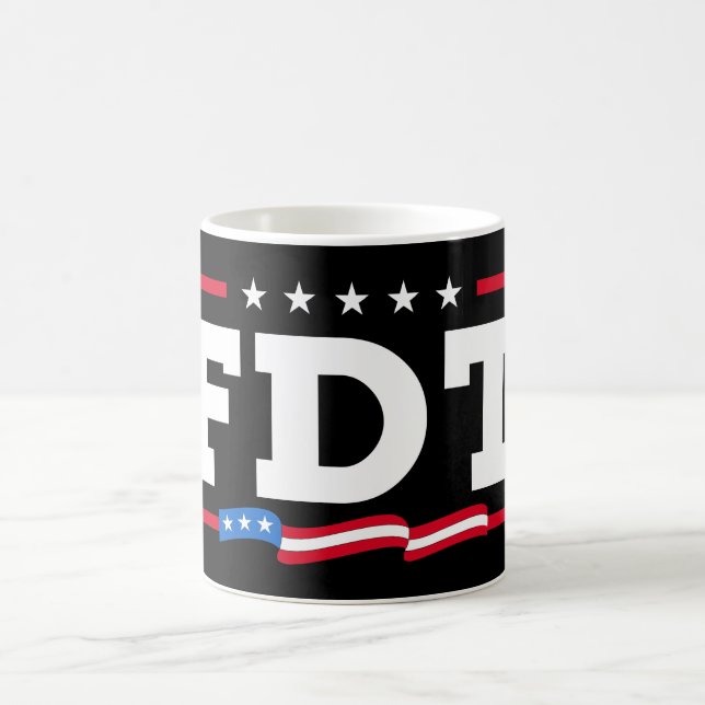 FDT Funny Anti Trump No-Trump Kaffeetasse (Mittel)