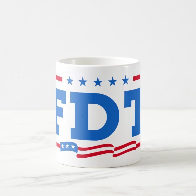 FDT Funny Anti Trump No-Trump Kaffeetasse (Mittel)