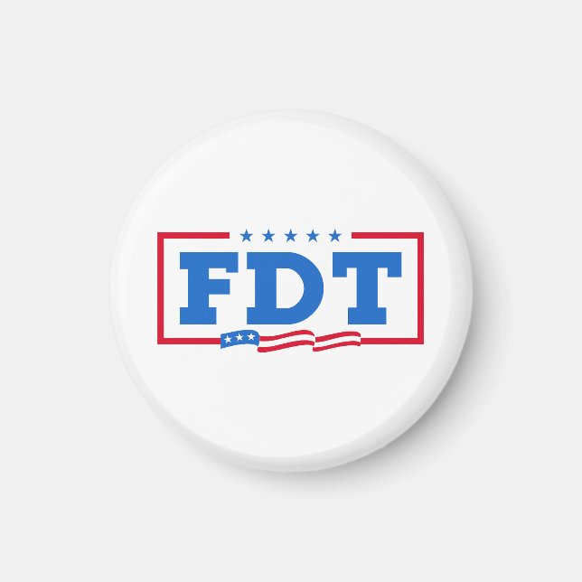 FDT Funny Anti Trump No-Trump Magnet (Vorne)