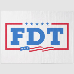 FDT Funny Anti Trump No-Trump Seidenpapier